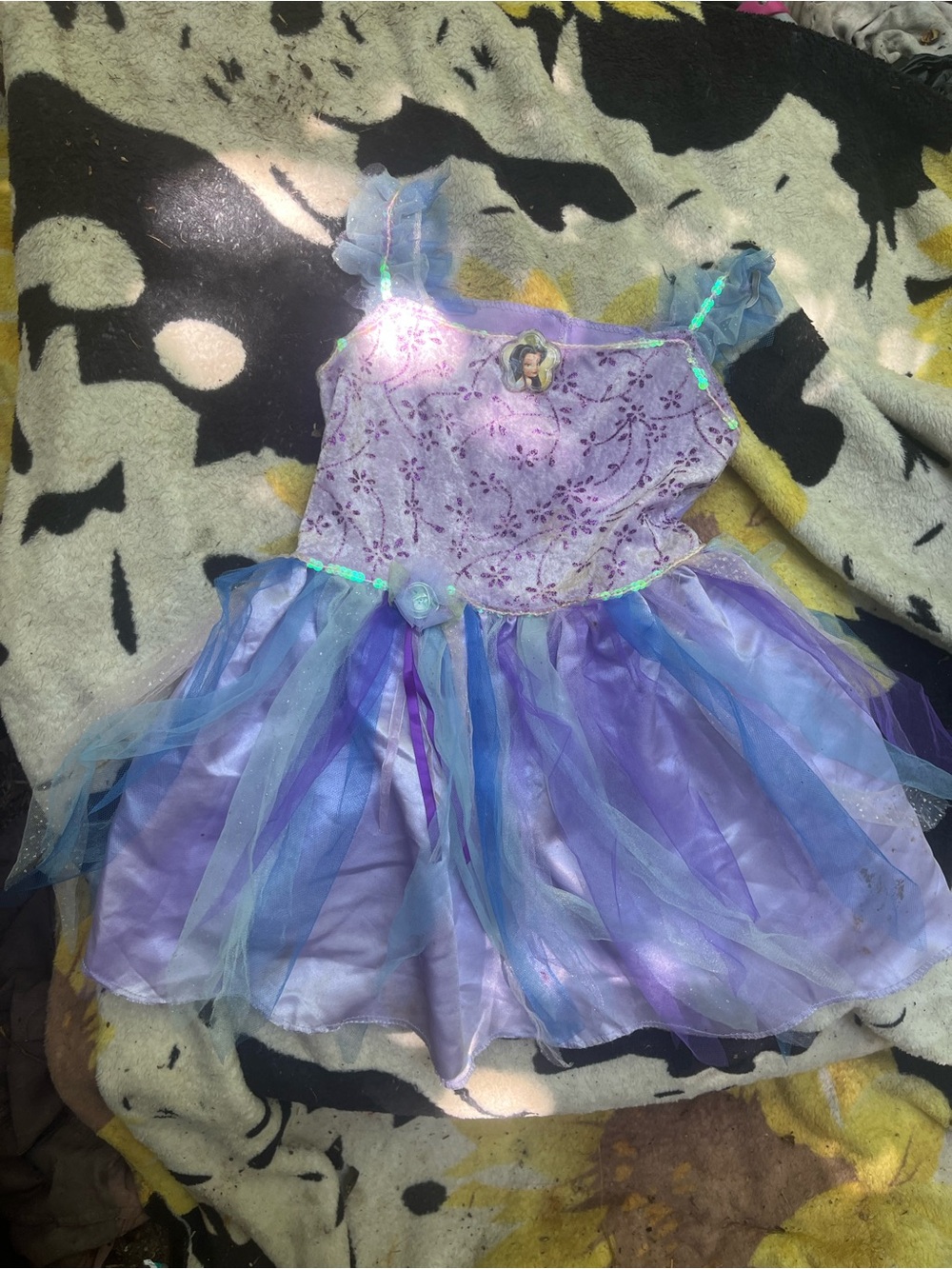 Disney Purple and Blue Fairy Princess Costume Dress